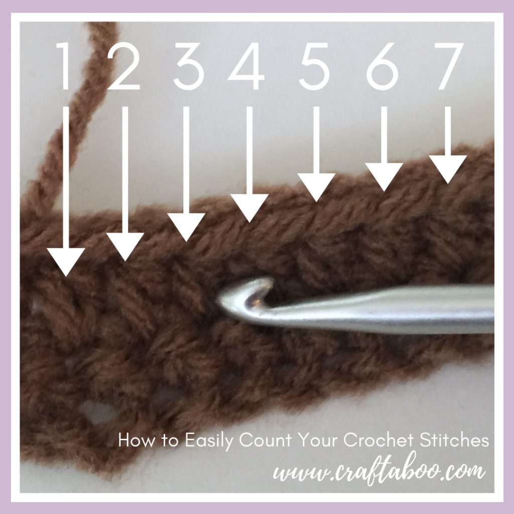 How to Easily Count Your Crochet Stitches - www.craftaboo.com