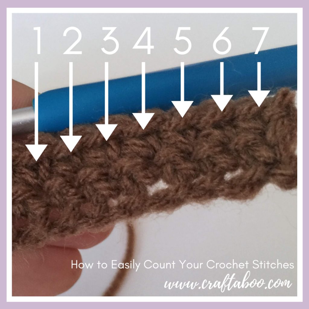 How to Easily Count Your Crochet Stitches - www.craftaboo.com