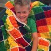 IMG_1188 Crochet Building Brick Blanket Pattern (PDF Digital Download)