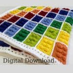 download (2) Crochet Building Brick Blanket Pattern (PDF Digital Download)