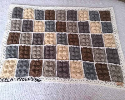 il_fullxfull.1508152905_ig0z Gray and white LEGO-inspired crochet block blanket with textured brick squares