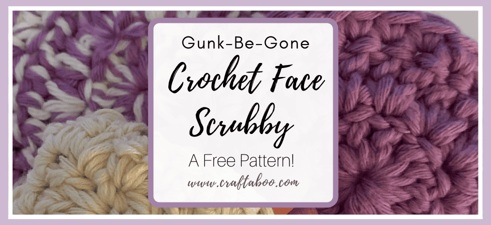 A Free Crochet Face Scrubby Pattern, That is Quick, Easy and Reusable! - www.craftaboo.com