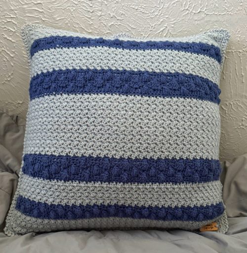 1 (1) Textured Crochet Pillow Pattern (Instant Download)