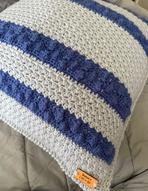 1 (14) Textured Crochet Pillow Pattern (Instant Download)