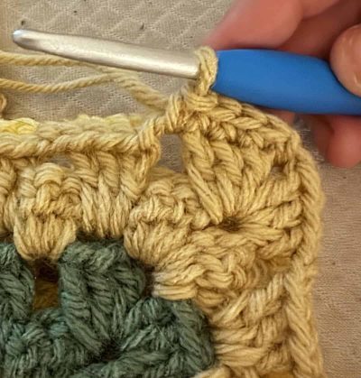 IMG_6883 Vintage Granny Square Blanket Crochet Pattern PDF Download