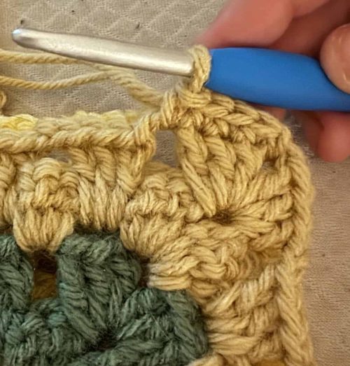 IMG_6883 Vintage Granny Square Blanket Crochet Pattern PDF Download
