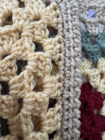 IMG_6917 Vintage Granny Square Blanket Crochet Pattern PDF Download