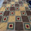 IMG_6930 Vintage Granny Square Blanket Crochet Pattern PDF Download