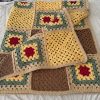 IMG_6939 Vintage Granny Square Blanket Crochet Pattern PDF Download