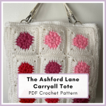 Blog Featured Image (27) Granny Square Tote Bag Crochet Pattern with Structure (Instant Download)