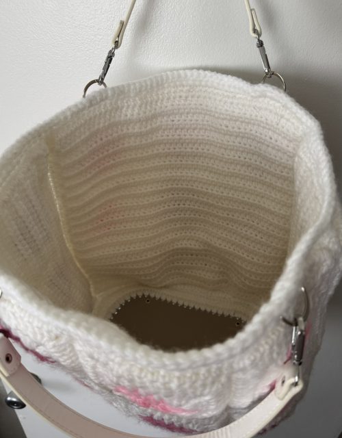 IMG_8247 Granny Square Tote Bag Crochet Pattern with Structure (Instant Download)