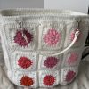IMG_8254 Granny Square Tote Bag Crochet Pattern with Structure (Instant Download)