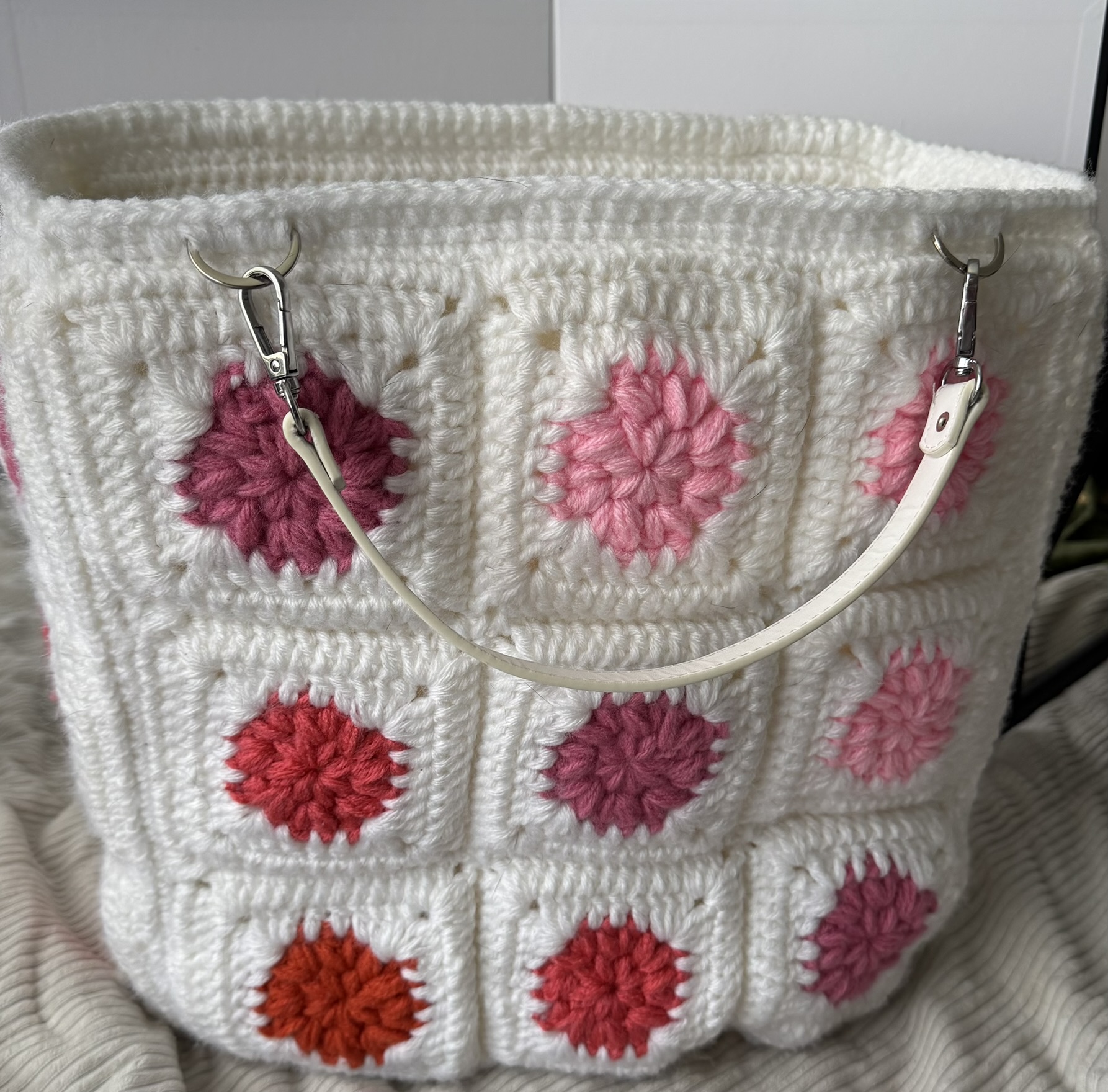 Granny Square Tote Bag Crochet Pattern with Structure (Instant Download) - Image 3