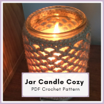 Blog Featured Image (30) Crochet Jar Candle Cozy Pattern (Two Styles, One PDF)
