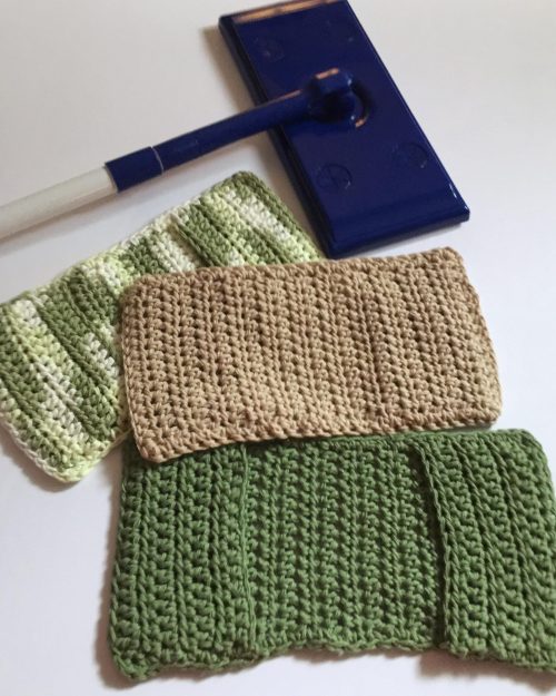 IMG_6468 (1) Crochet Mop Cover Pattern (Reusable + Washable PDF Download)