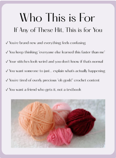 Screenshot 2026-03-19 163659 Beginner Crochet Help Guide: Don't Panic (Instant PDF Download)