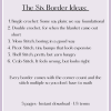 Copy of Placeholder Text (2) Crochet Borders for Blankets: Printable (PDF) Cheat Sheet