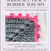Copy of Placeholder Text (3) Crochet Borders for Blankets: Printable (PDF) Cheat Sheet